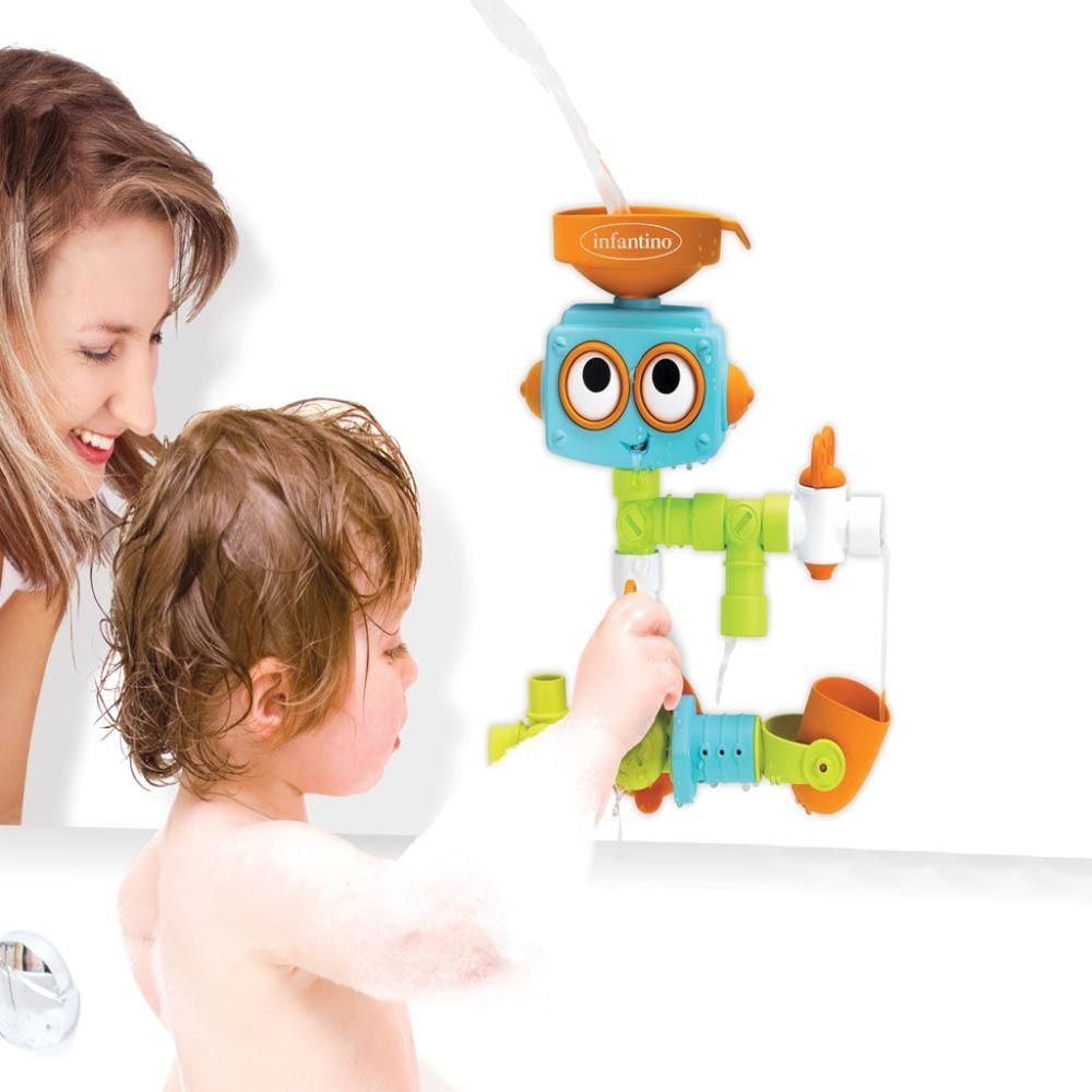 Infantino Sensory Plug & Play Robot Plumber Set