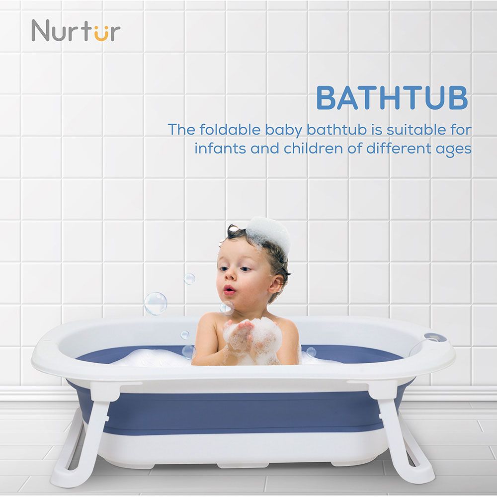 Nurtur Collapsible Baby/Kids Bathtub