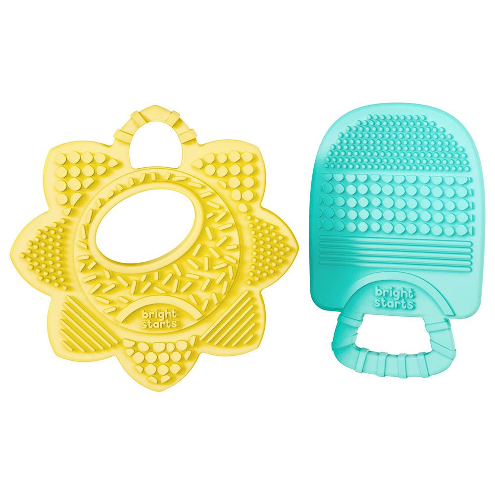 Bright Starts Sunny Soothers 2 Multi Textured Teethers