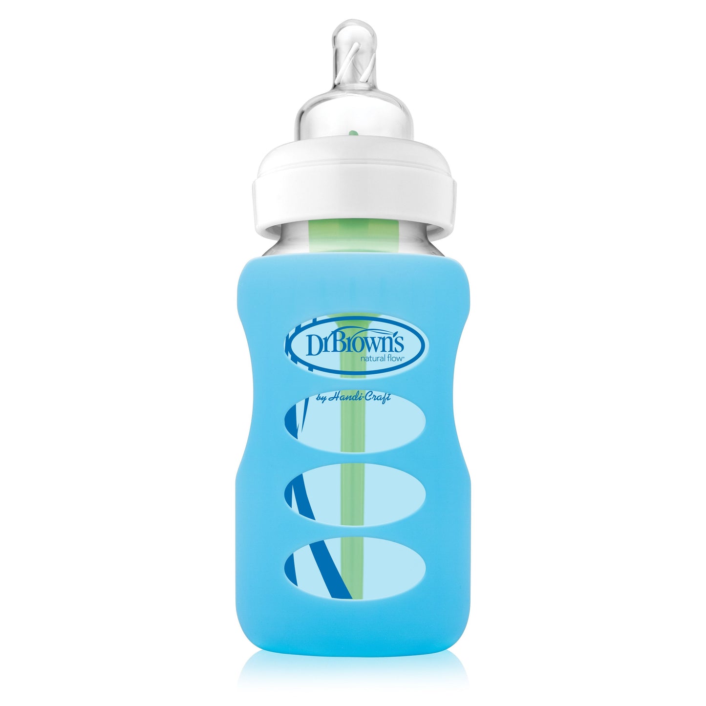 غلاف زجاجة زجاجية برقبة عريضة من د. براون (9oz/270ml)