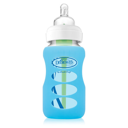 غلاف زجاجة زجاجية برقبة عريضة من د. براون (9oz/270ml)