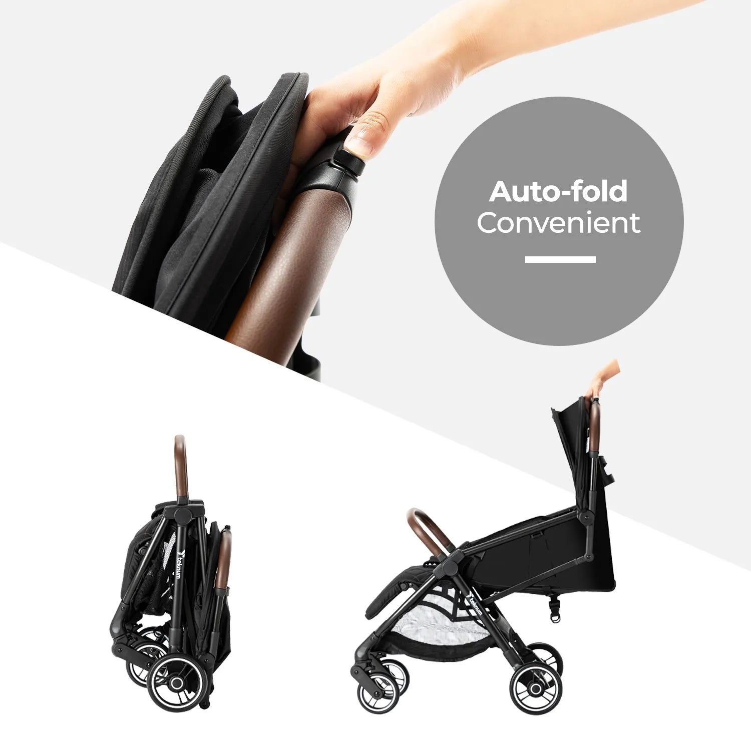 Teknum Travel Explorer 2 Stroller (Black)