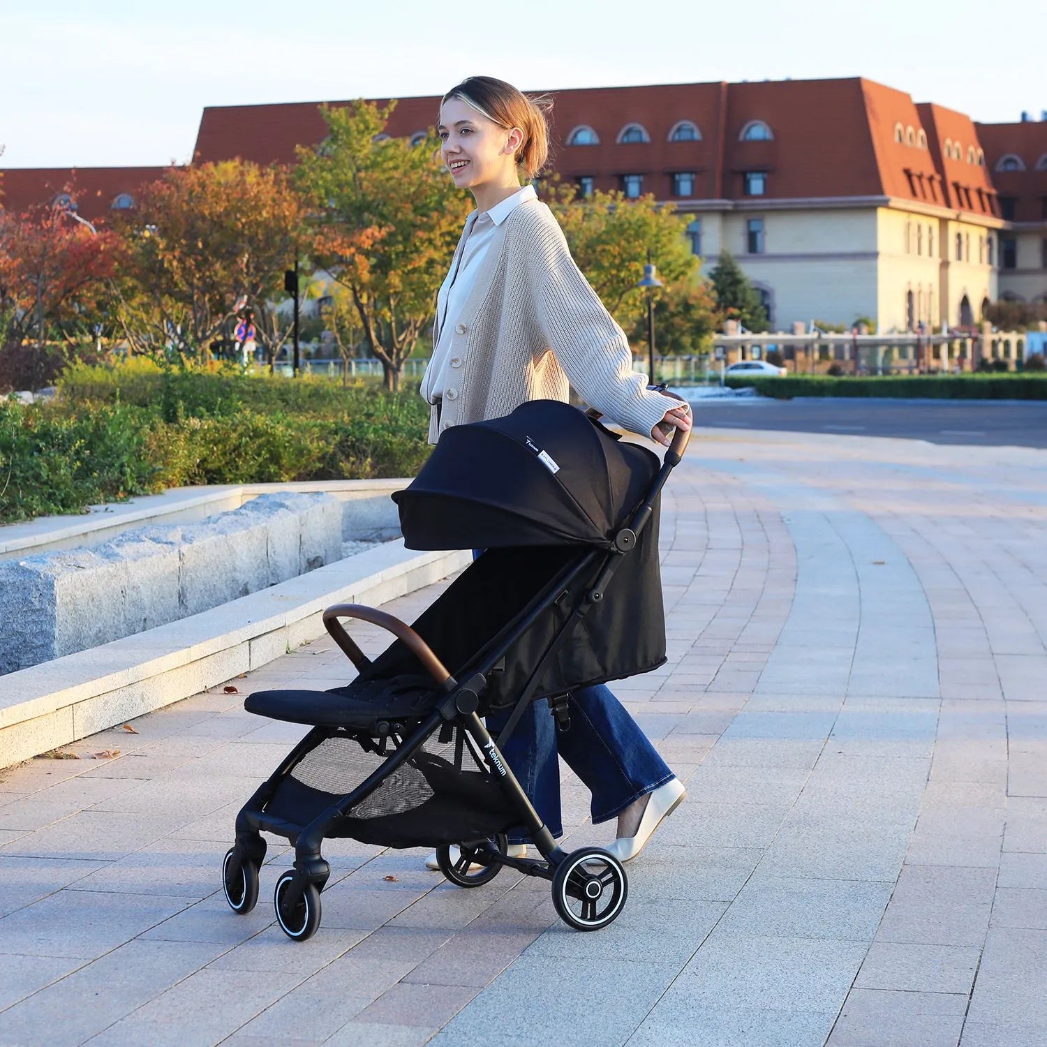 Teknum Travel Explorer 2 Stroller (Black)