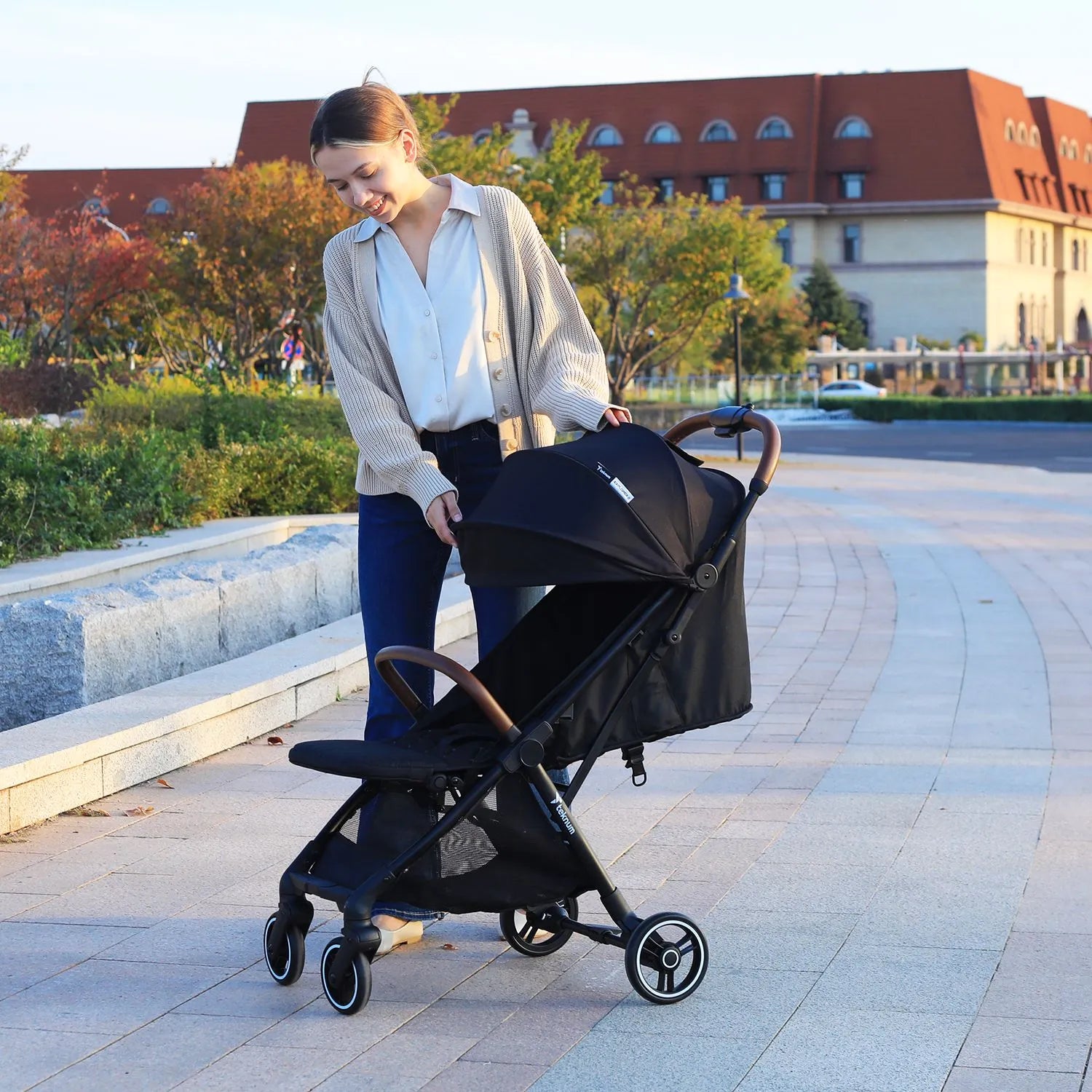 Teknum Travel Explorer 2 Stroller (Black)
