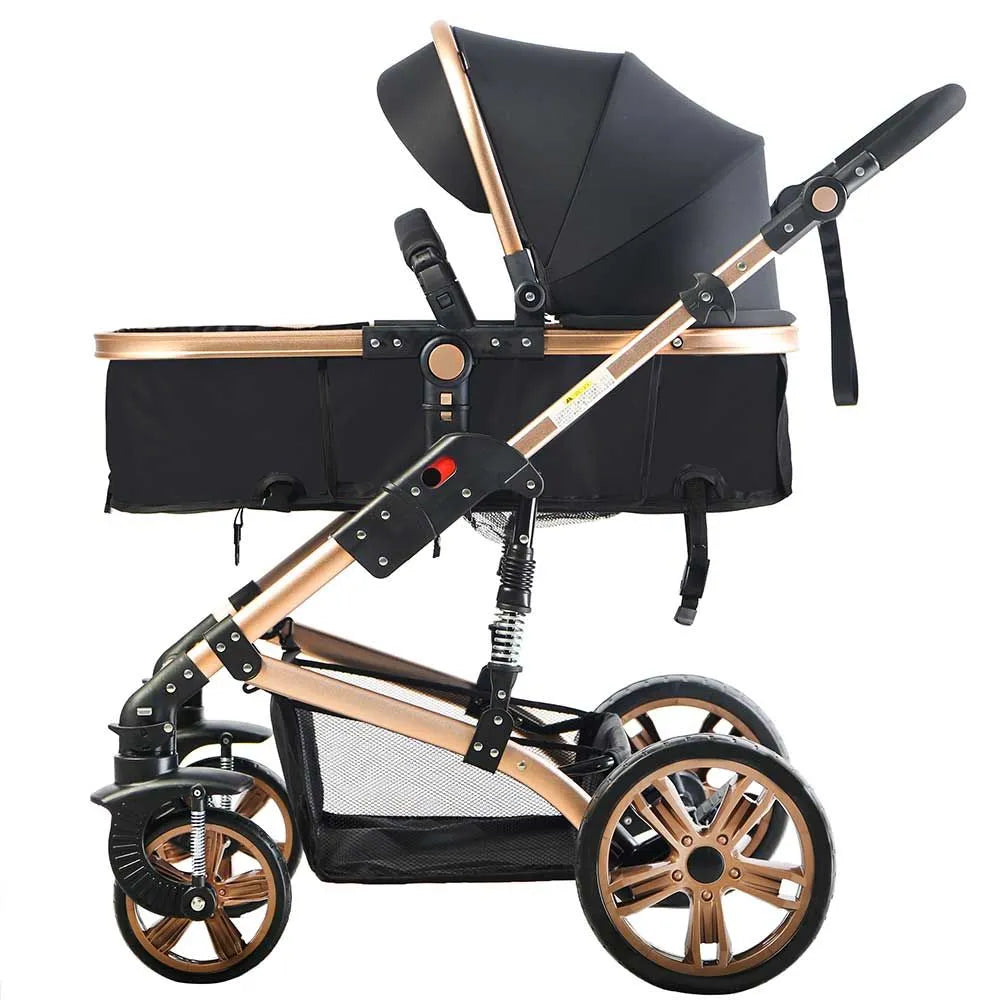 Teknum 3-In-1 Pram Stroller (Black)