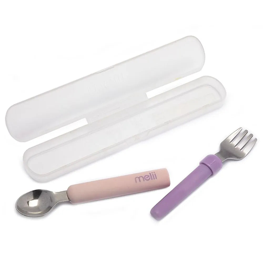 Melii Detachable Spoon & Fork With Carrying Case