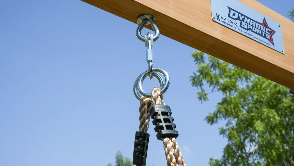 Dynamic Sports Arabian Tahr Wooden Swing Set