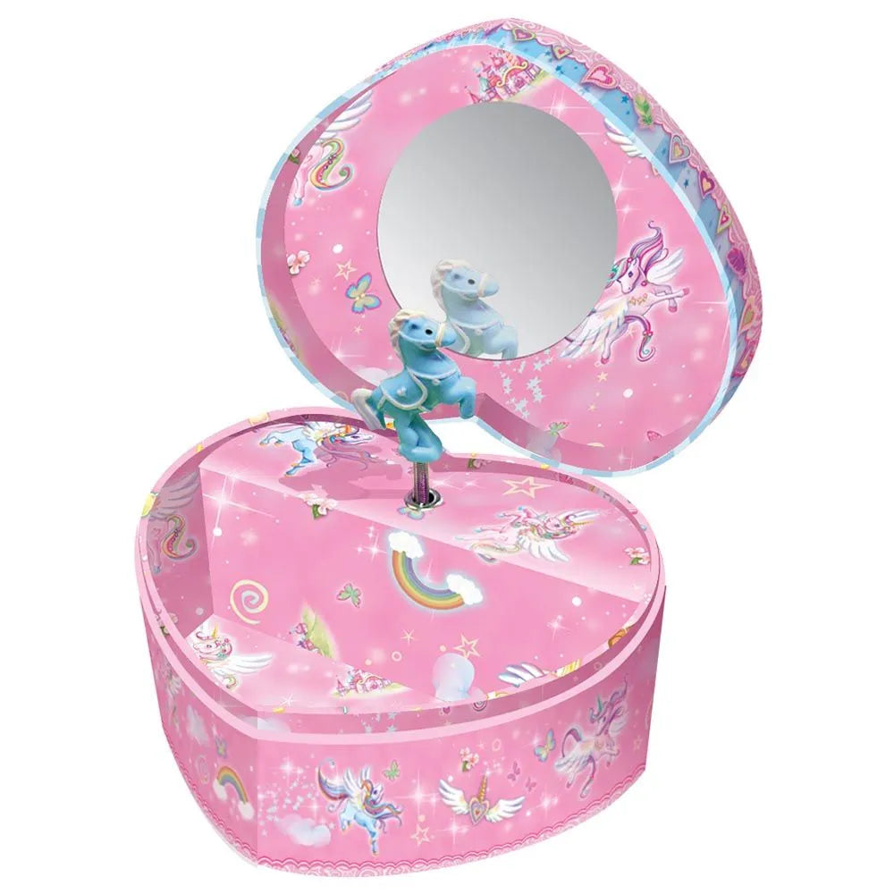 Pecoware Heart Shape Music Jewellery Box