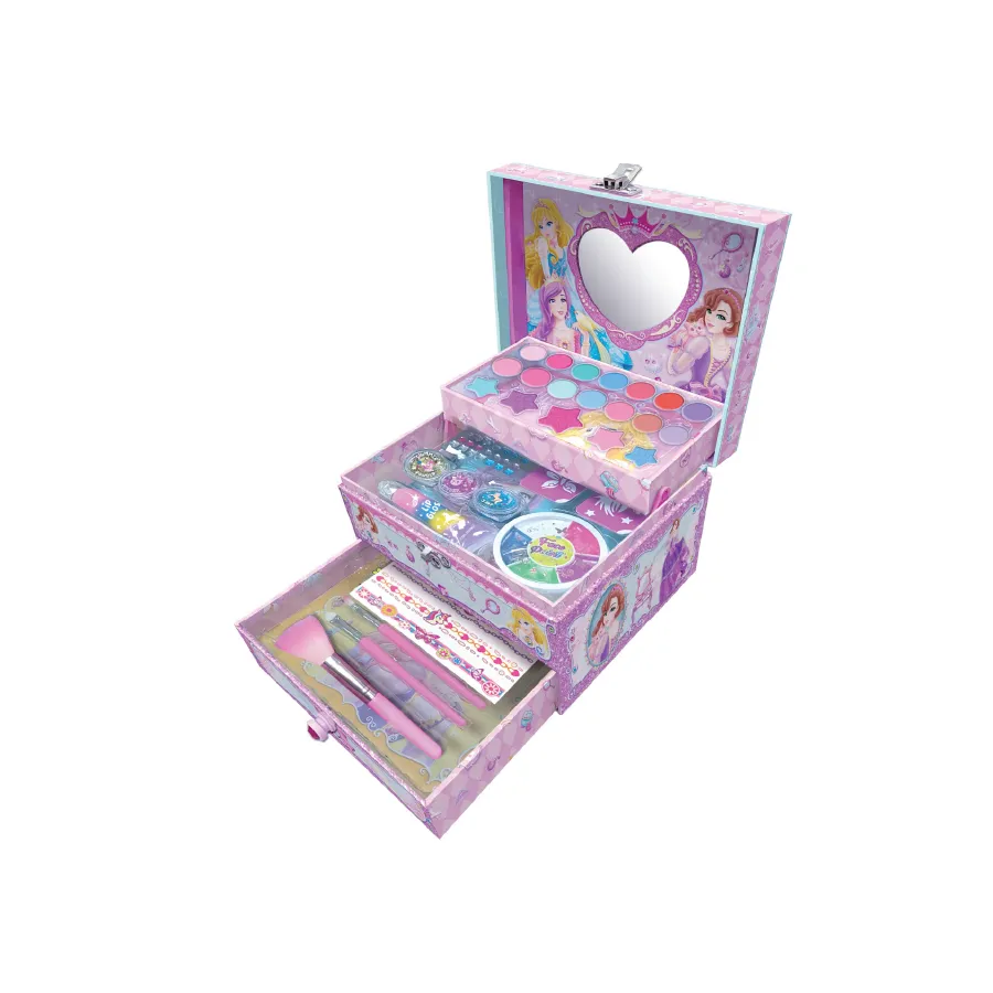 Pecoware 3 Layer Princess Cosmetic Set