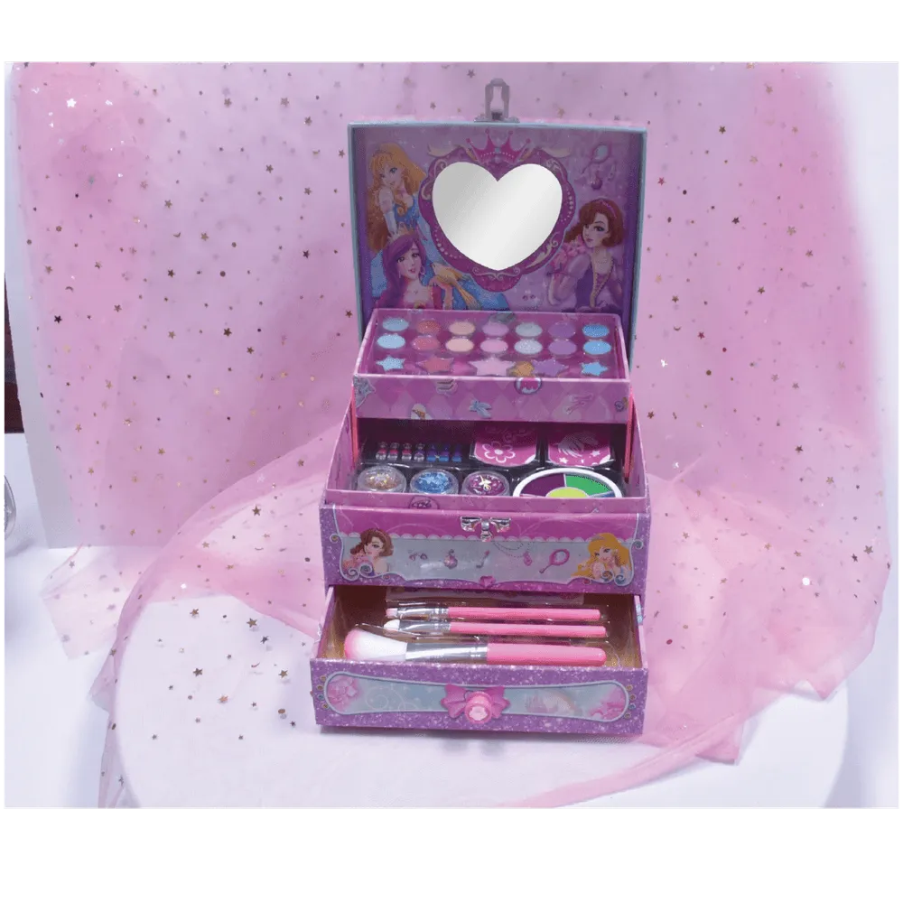 Pecoware 3 Layer Princess Cosmetic Set