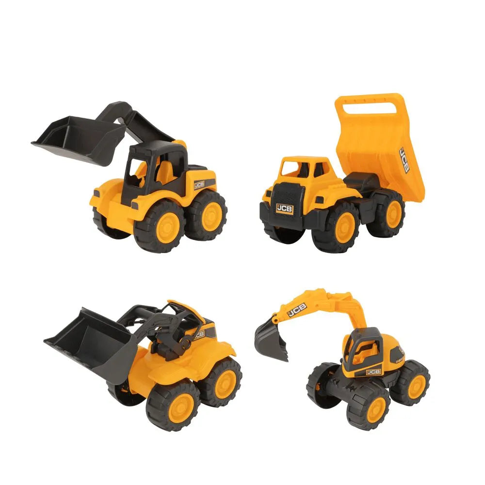 Teamsterz JCB 7" Tough Trucks - Pack of 4