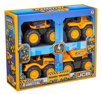 Teamsterz JCB 7" Tough Trucks - Pack of 4