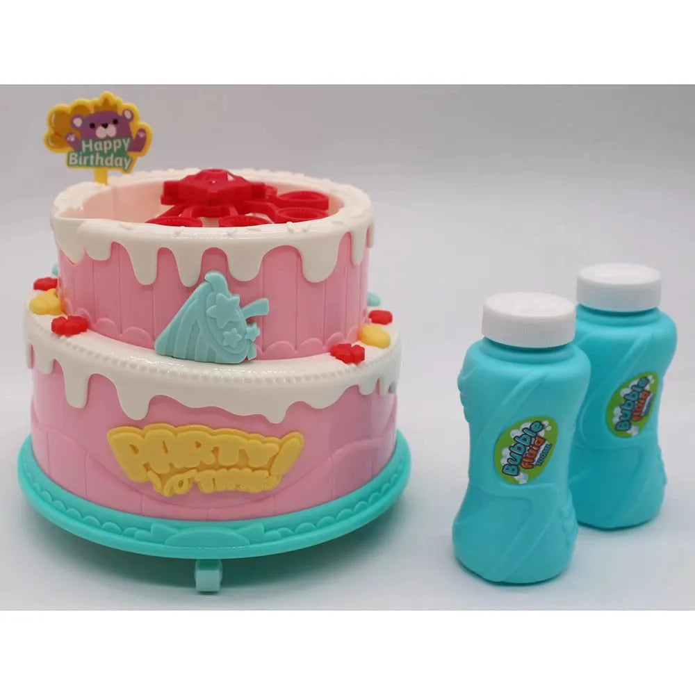 Wanna Bubbles Birthday Cake Bubble Machine