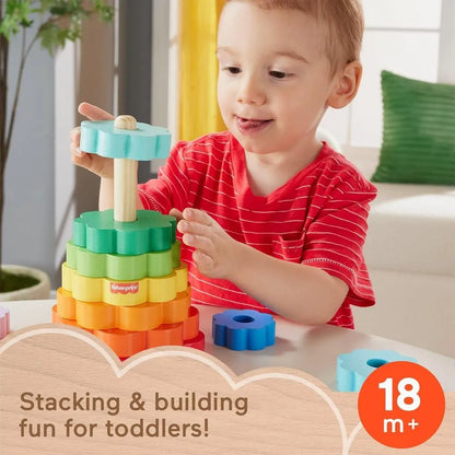 Fisher Price Wooden Ring Stacker