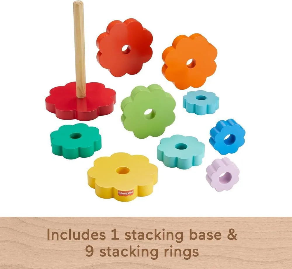 Fisher Price Wooden Ring Stacker