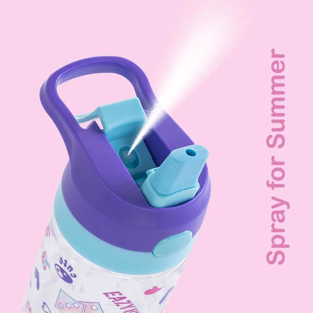 Eazy Kids Muffin Tritan Water Bottle With Spray (500ml)