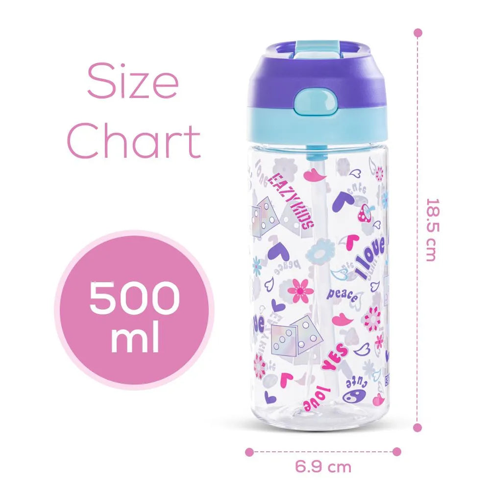 Eazy Kids Muffin Tritan Water Bottle With Spray (500ml)