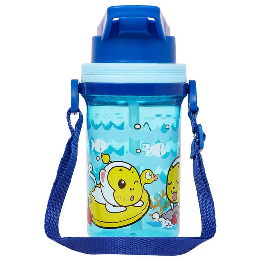 زجاجة ماء للأطفال من إيزى كيدز مع ماصّة (500ml)