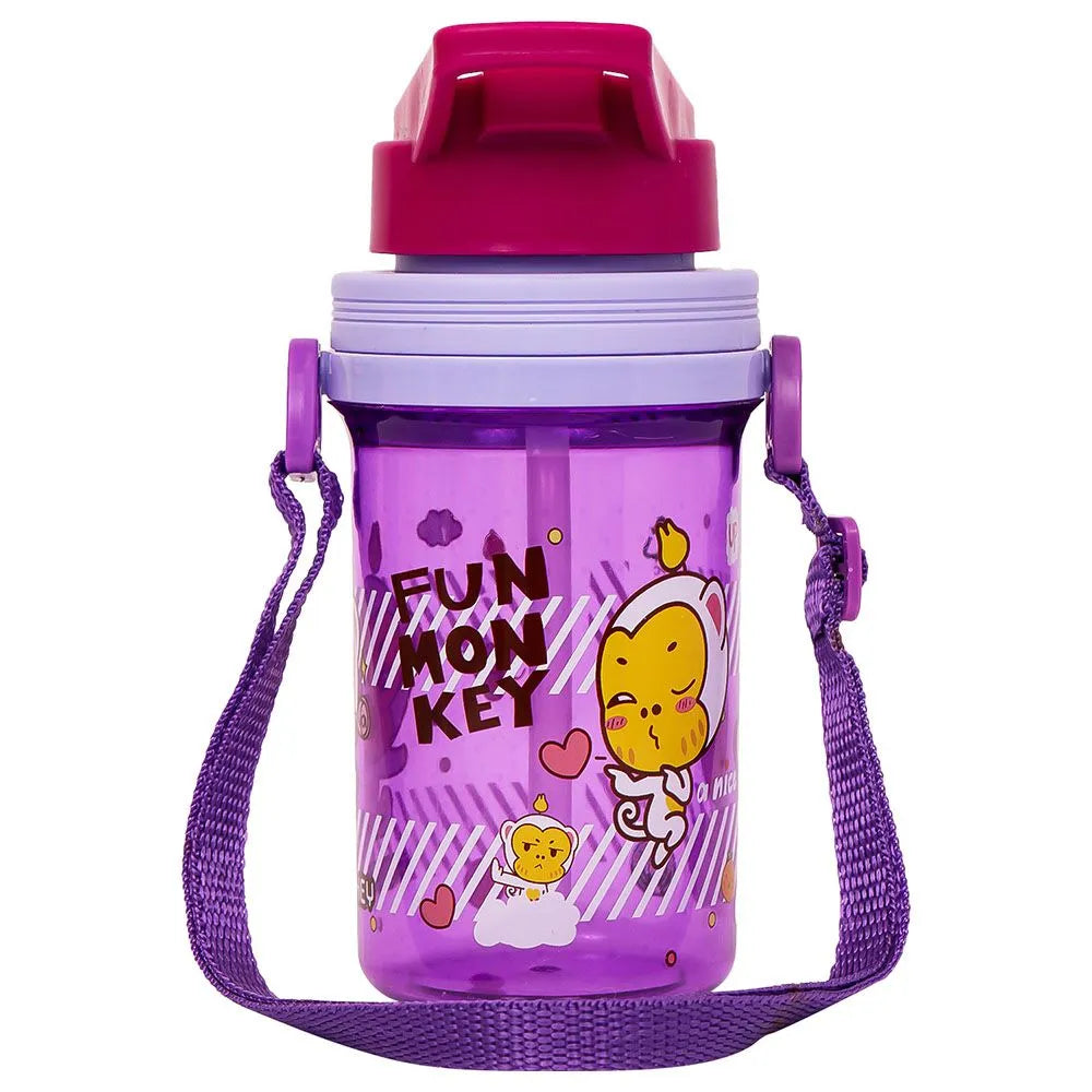 Eazy Kids Water Bottle With Straw (500ml)