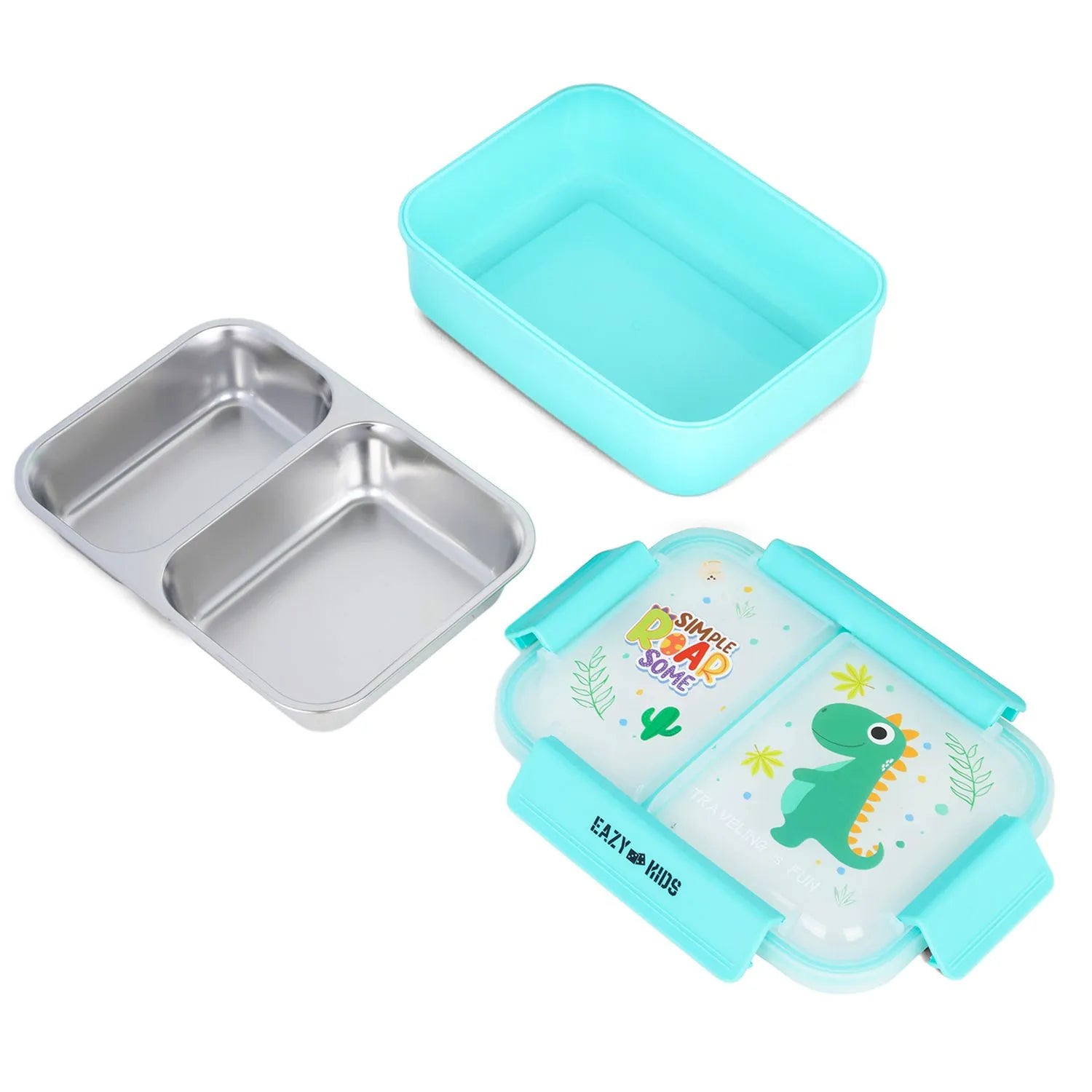 Eazy Kids Dual Compartment Lunch Box