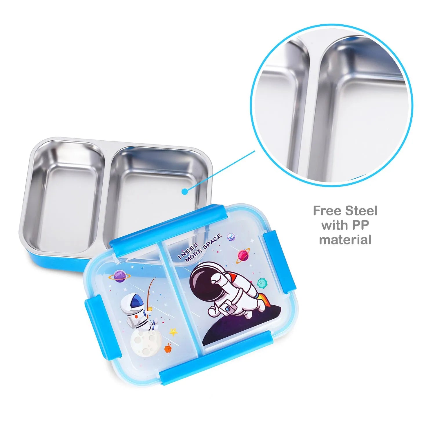 Eazy Kids Dual Compartment Lunch Box
