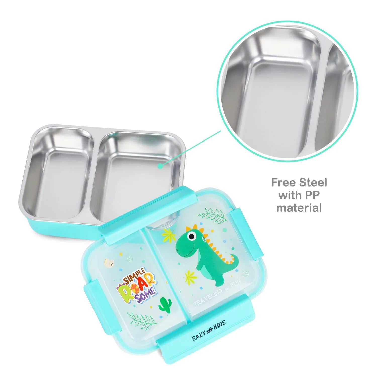 Eazy Kids Dual Compartment Lunch Box