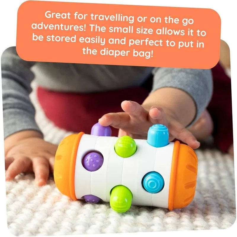 Fat Brain Rolio Pegs Rattle Toy