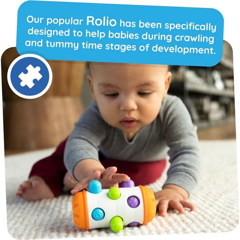 Fat Brain Rolio Pegs Rattle Toy