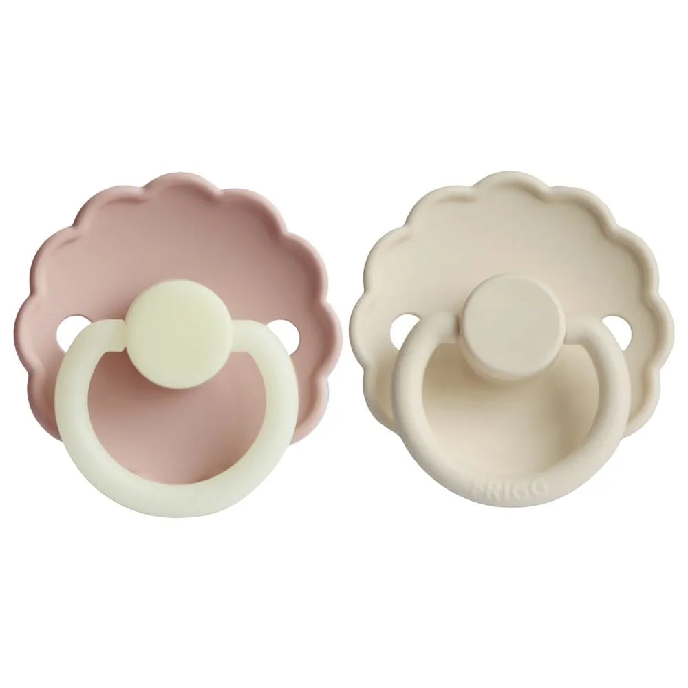 FRIGG Daisy Latex Baby Pacifier Size 1 (0-6Months 2 Pack)