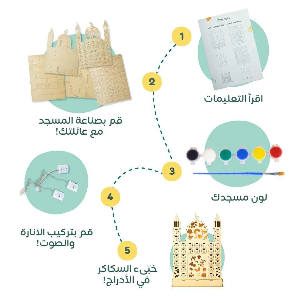 Bimbly Ramadan Mosque Craft Kit
