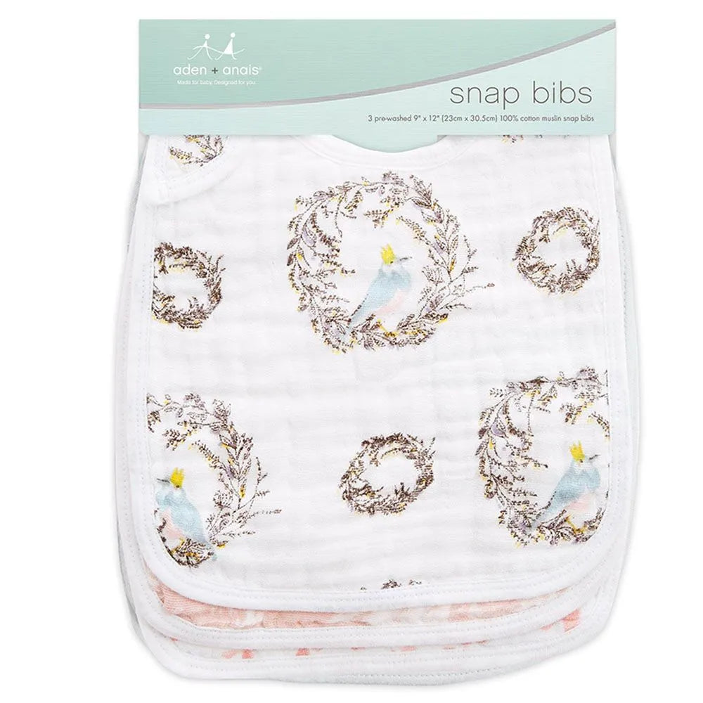 Aden & Anais Snap Bib - Pack of 3