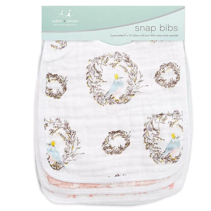 Aden & Anais Snap Bib - Pack of 3
