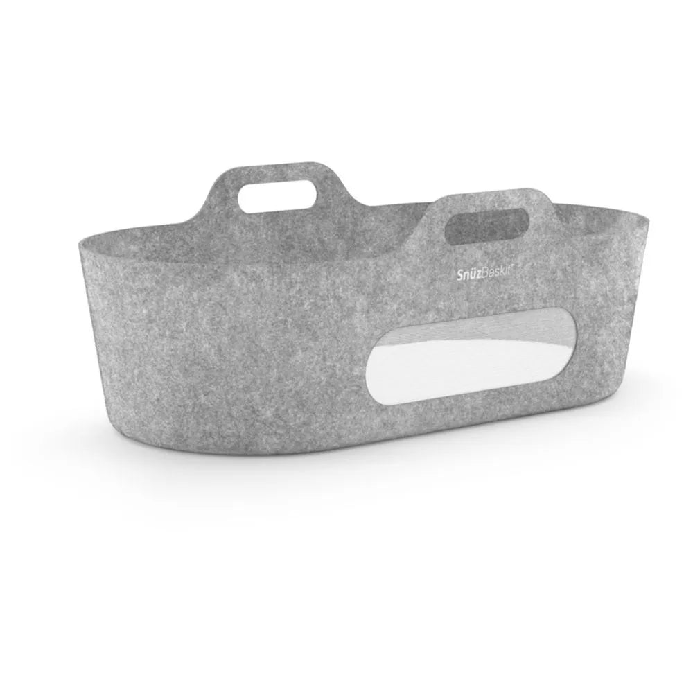 SnuzBaskit Dark Grey Moses Basket & Stand Set