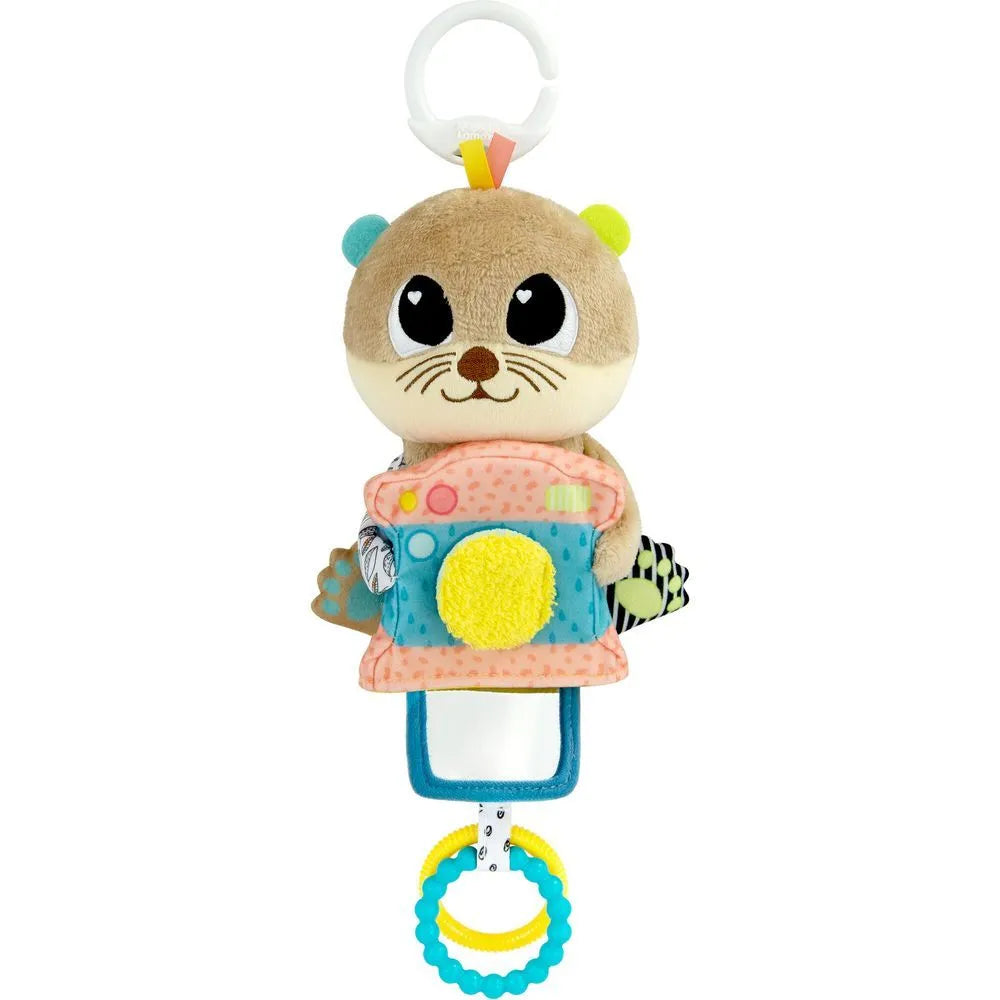 Lamaze Arty Says Cheese Otter Clip And Go Pram Toy
