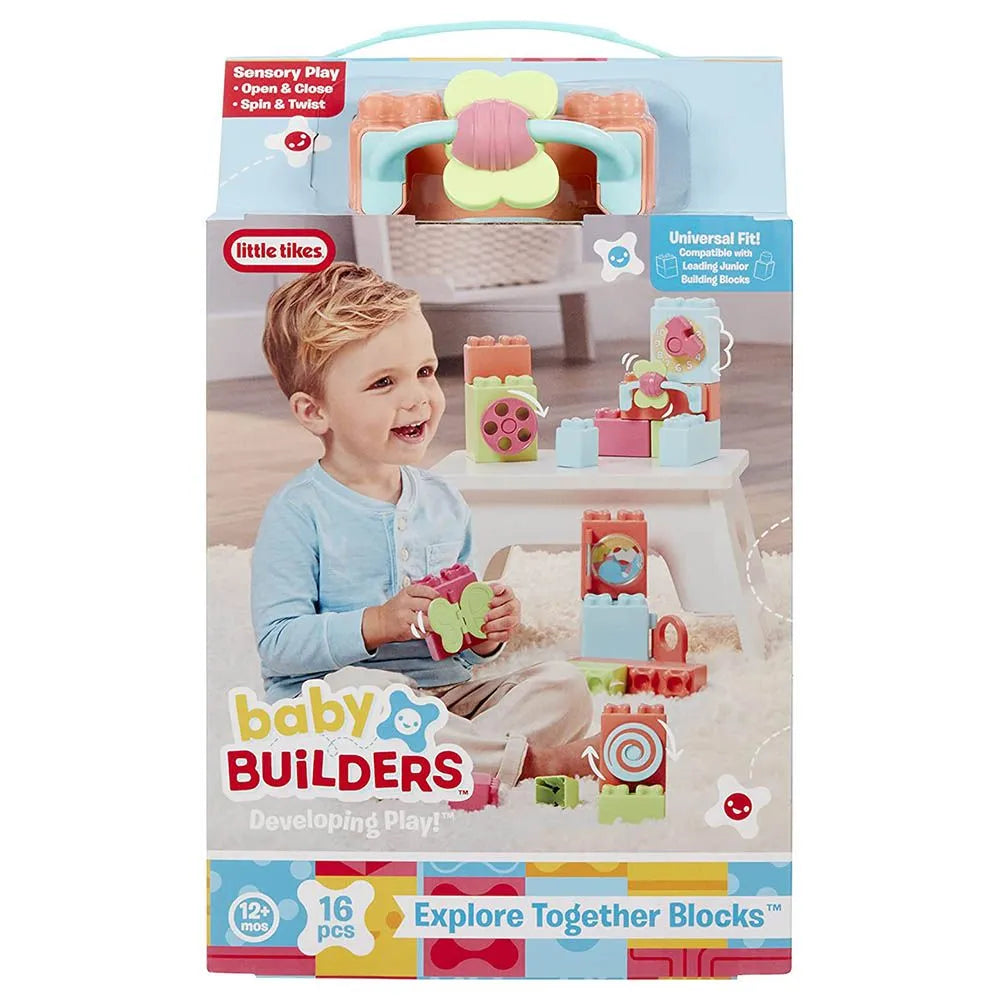 Little Tikes Baby Builders Explore Together Blocks First Blocks