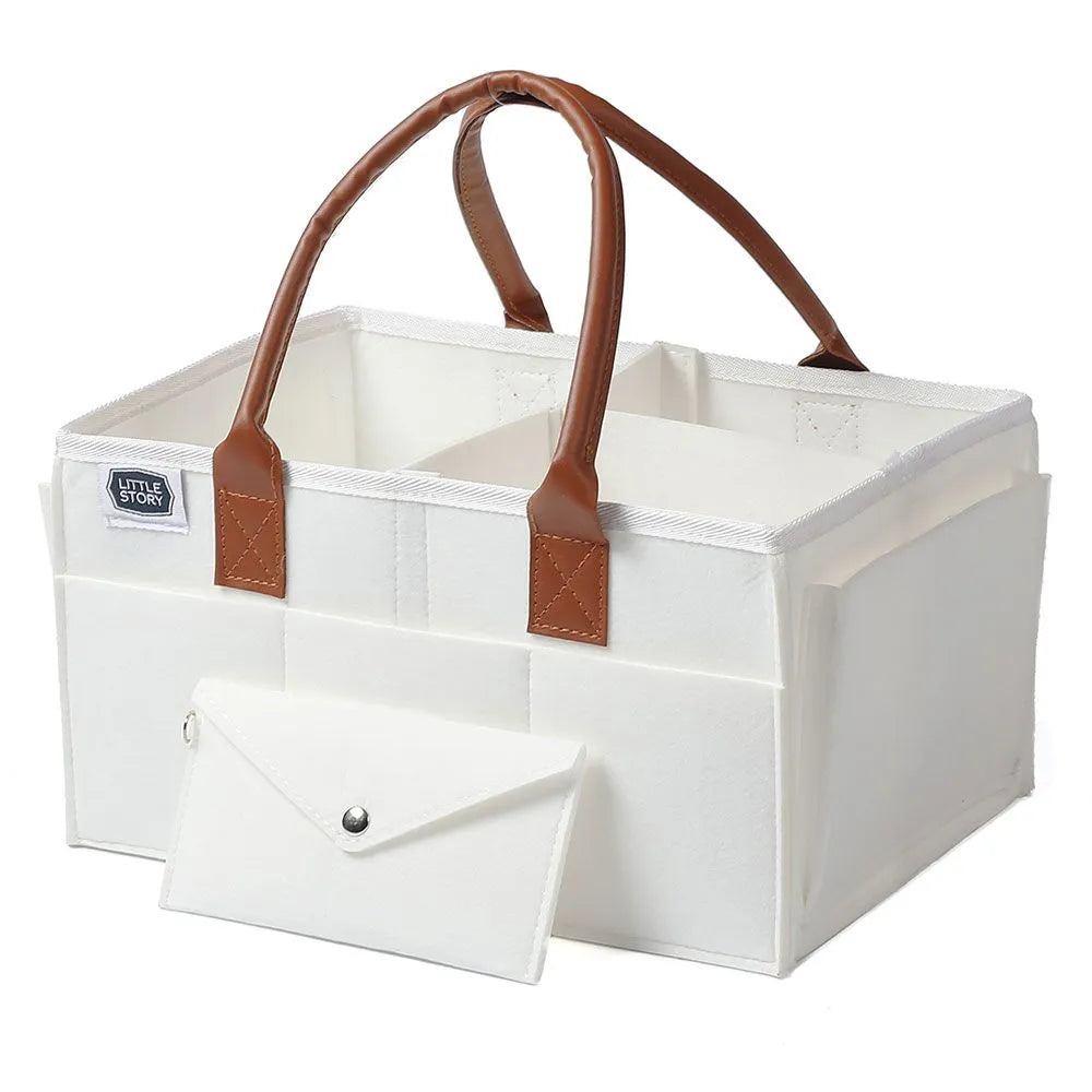 Little Story Diaper Caddy & Travel Pouch (Medium)