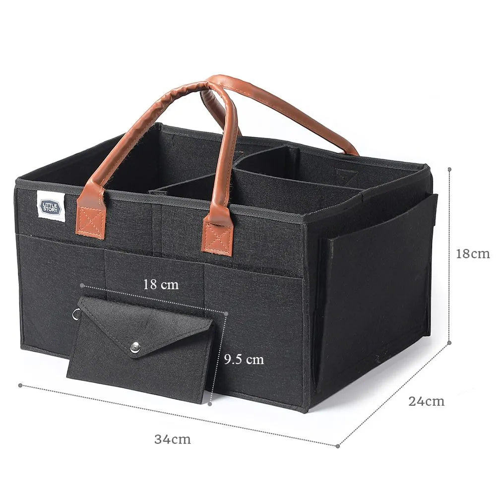 Little Story Diaper Caddy & Travel Pouch (Medium)