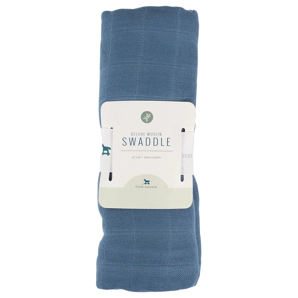Little Unicorn Deluxe (Made from Bamboo) Swaddle Single