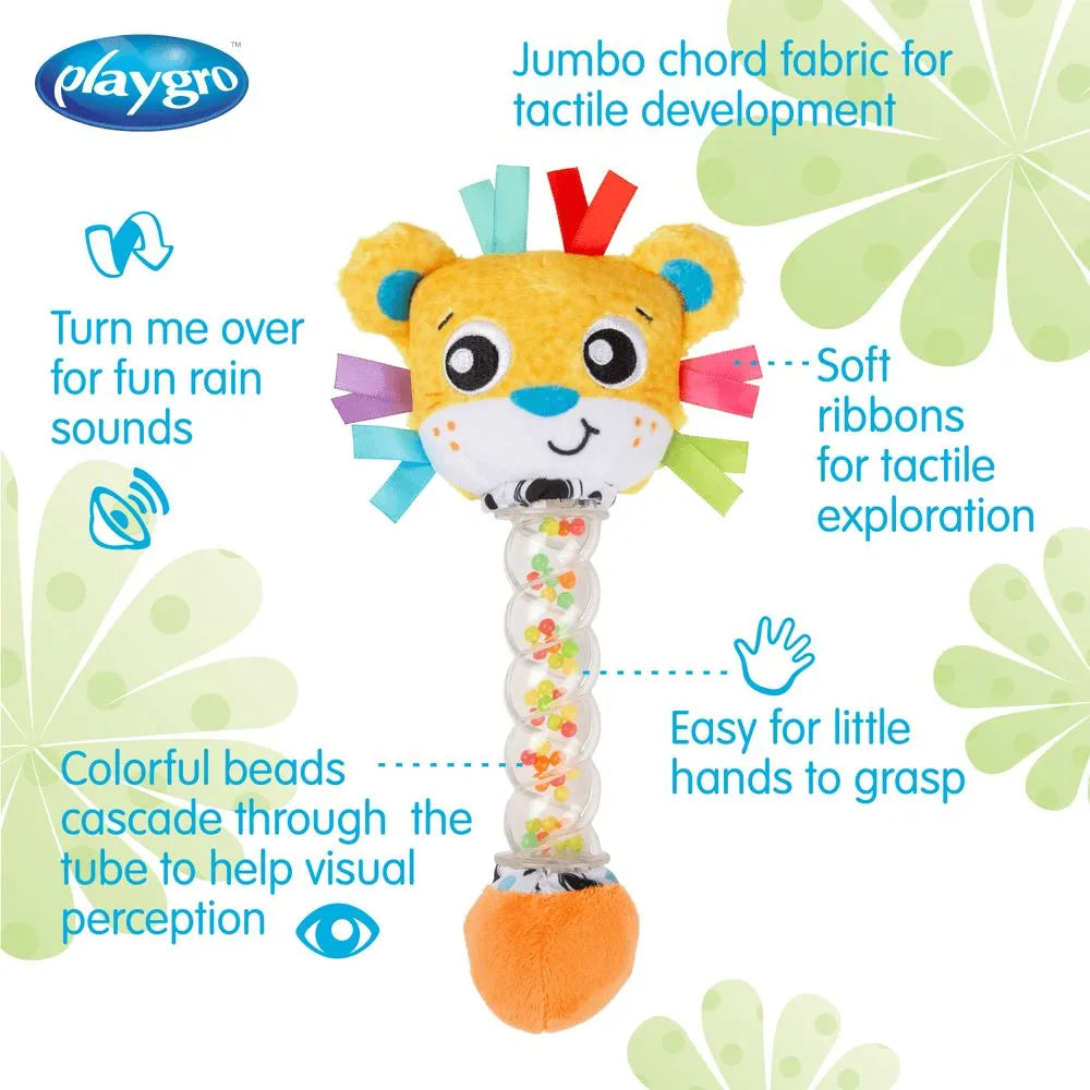 Playgro Lion Rain Maker Rattle Stick Polybag