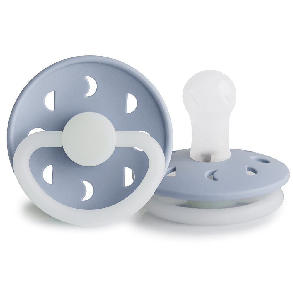 FRIGG Moon Phase Silicone Baby Pacifier Size 1 Night (0-6Months 1 Pack)