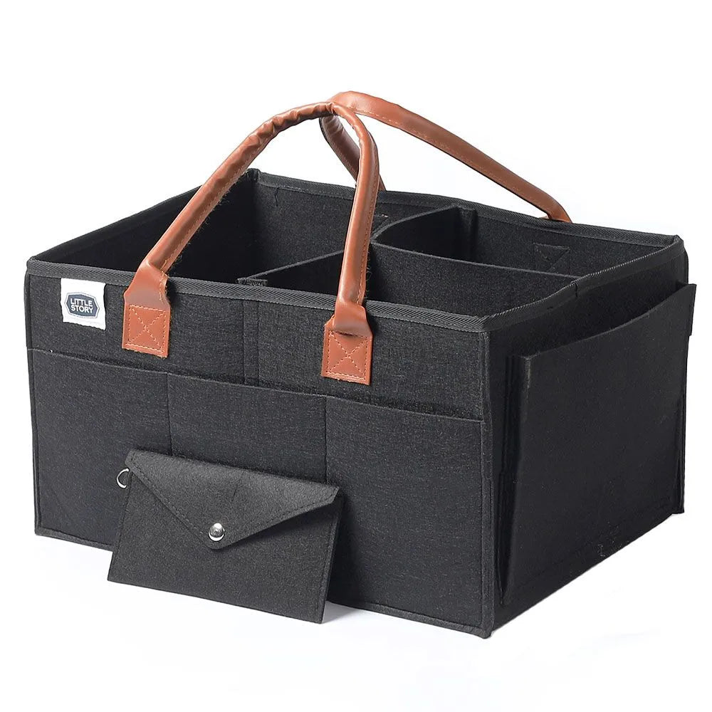 Little Story Diaper Caddy & Travel Pouch (Medium)