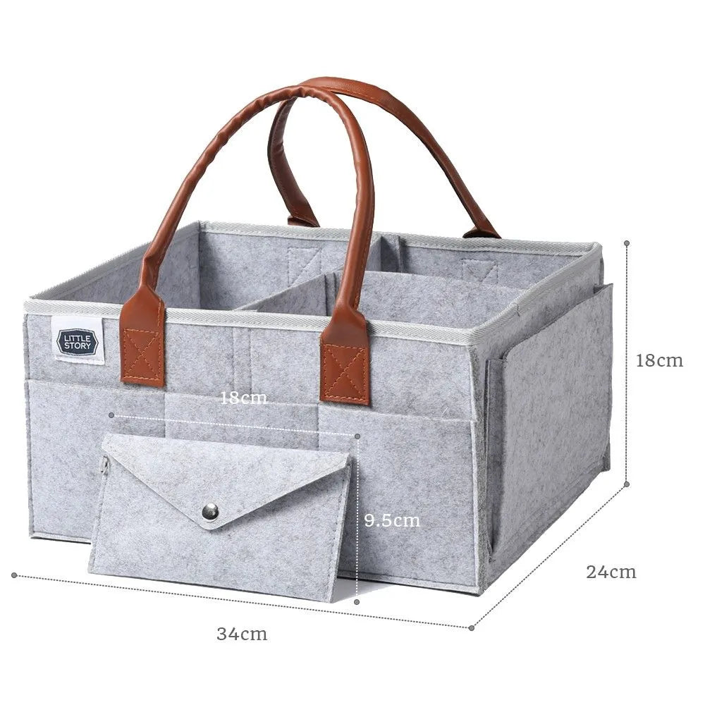 Little Story Diaper Caddy & Travel Pouch (Medium)
