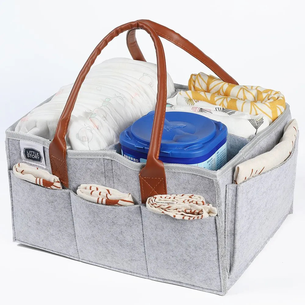 Little Story Diaper Caddy & Travel Pouch (Medium)