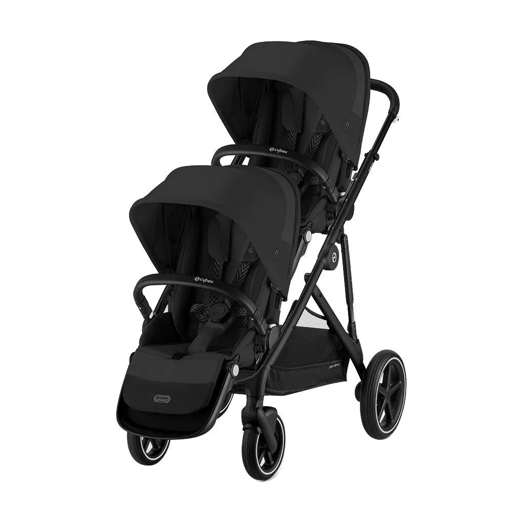 Cybex Gazelle S Stroller Double Stroller (Moon Black)