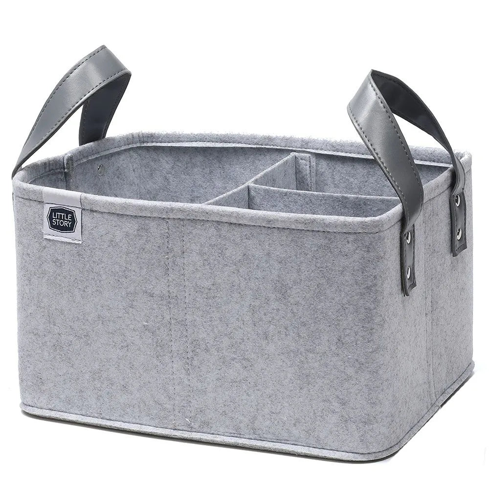 Little Story Diaper Caddy Simplex (Grey)