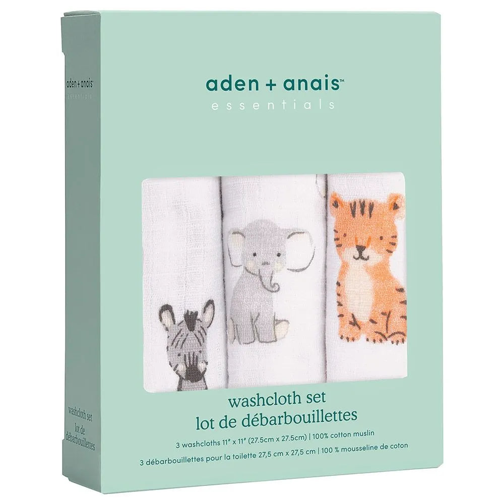 Aden & Anais Washcloth Sets - Pack of 3