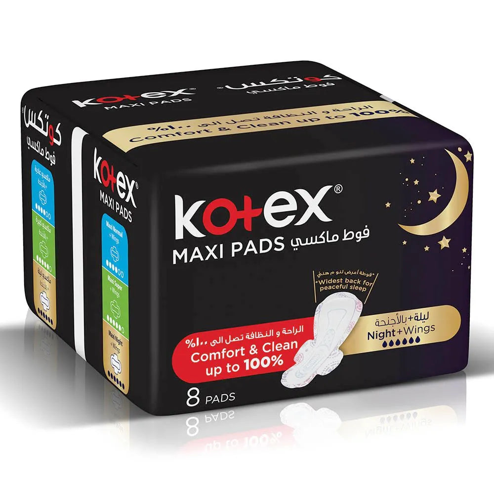 Kotex Maxi Night Thick (Pack of 8)