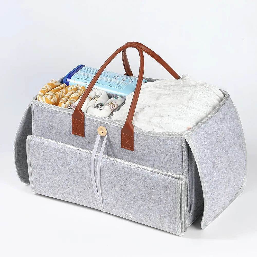 Little Story 2-In-1 Diaper Caddy With Mat (XL)