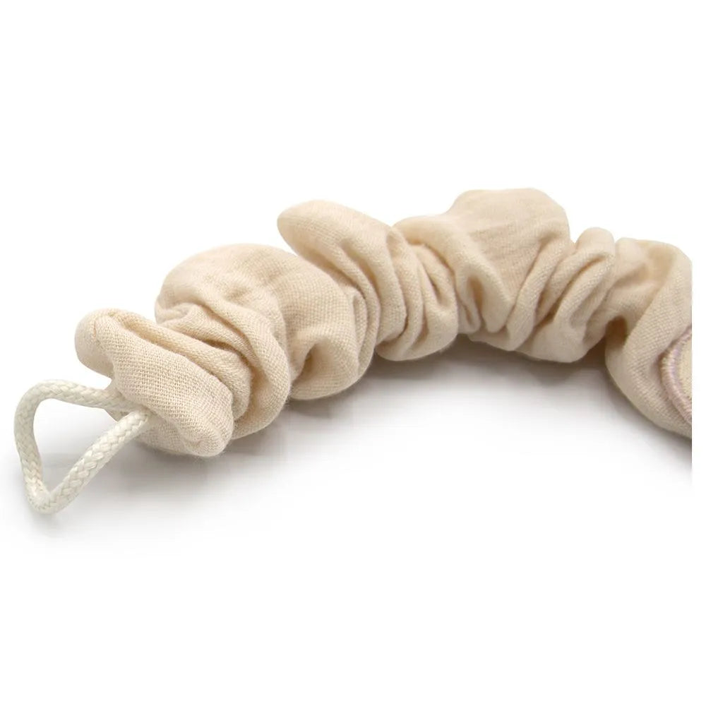 Babyjem Pacifier Hanger With Raw Silk Material Muslin (0 Months+)