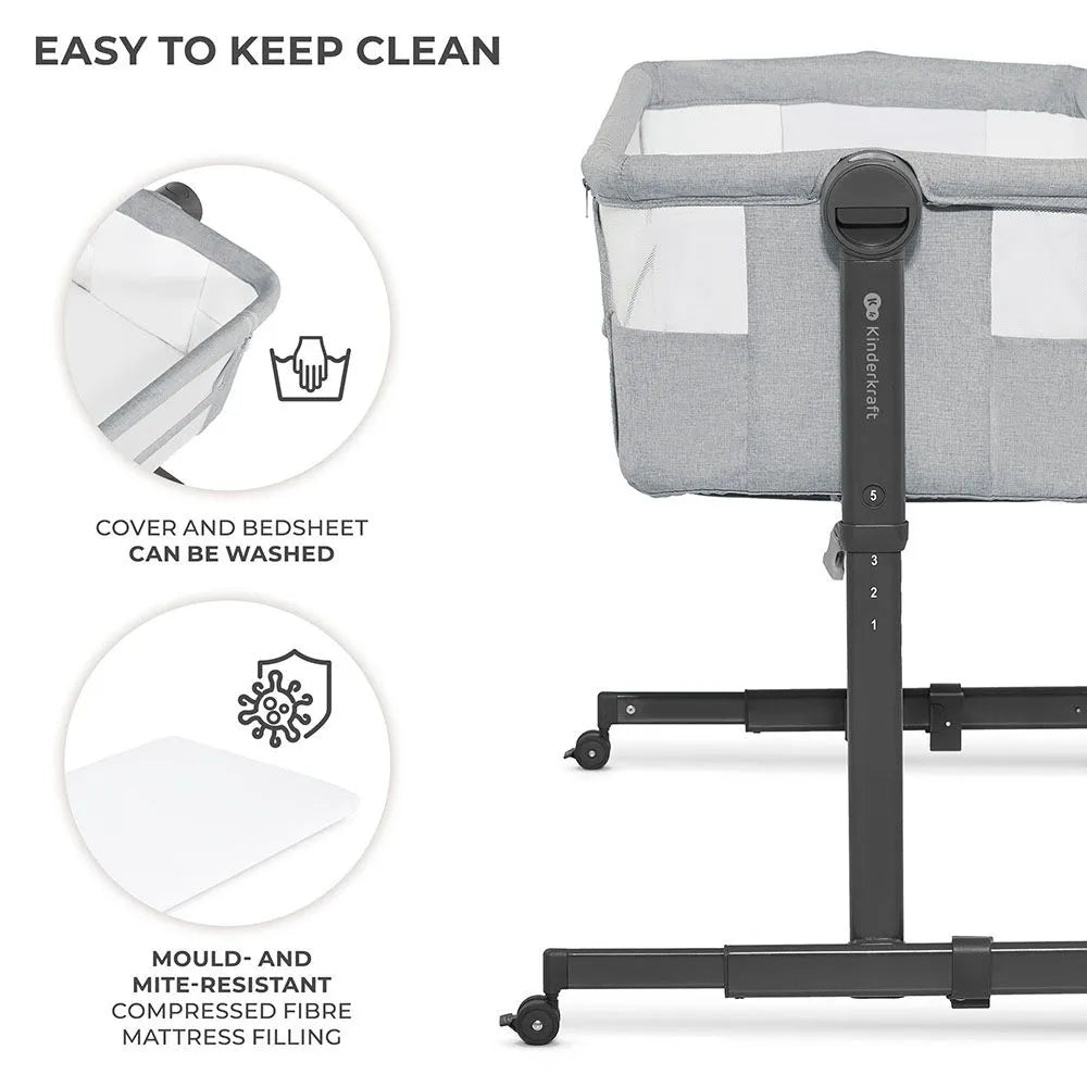 Kinderkraft Neste Up 2 Bedside Cot